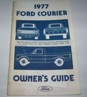 1977 Ford Courier Owner's Manual
