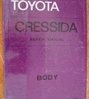 1978 Toyota Cressida Body Service Repair Manual