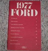 1977 Ford LTD & Country Squire Owner's Manual