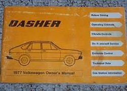 1977 Volkswagen Dasher Owner's Manual