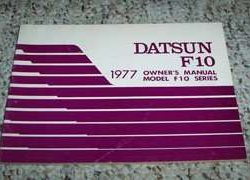 1977 Datsun F10 Owner's Manual