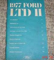 1977 Ford LTD II & Ranchero Owner's Manual