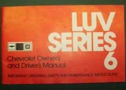 1977 Chevrolet LUV Series 6 Owner's Manual
