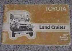 1977 Toyota Land Cruiser Owner's Manual