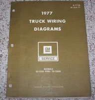 1977 Chevrolet Silverado Light Duty Truck 10-35 Wiring Diagrams Manual