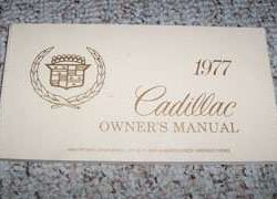 1977 Cadillac Deville, Fleetwood, Eldorado Owner's Manual