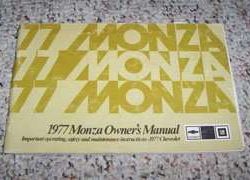 1977 Chevrolet Monza Owner's Manual