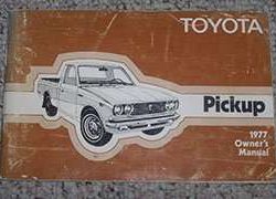 1977 Toyota Pickup Owner's Manual