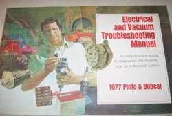 1977 Mercury Bobcat Electrical & Vacuum Troubleshooting Manual