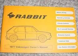 1977 Volkswagen Rabbit Owner's Manual