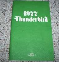 1977 Ford Thunderbird Owner's Manual