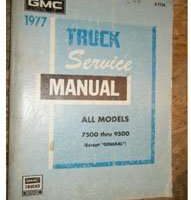 1977 GMC Truck 7500-9500 Service Manual