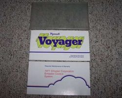 1977 Plymouth Voyager Owner's Manual Set