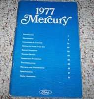 1977 Mercury Marquis Owner's Manual