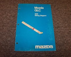 1978 Mazda GLC Wiring Diagram Manual