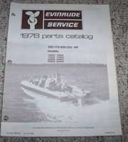 1978 Evinrude 150, 175, 200 & 235 HP Models Parts Catalog