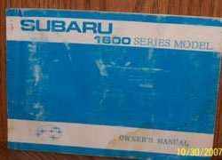1978 Subaru Brat Owner's Manual