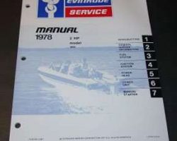 1978 Evinrude 2 HP Models Service Manual