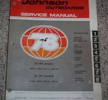 1978 Johnson 25 & 35 HP Outboard Motor Service Manual