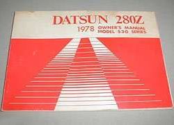 1978 Datsun 280Z Owner's Manual