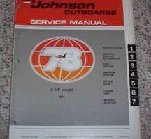 1978 Johnson 2 HP Outboard Motor Service Manual