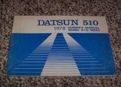 1978 Datsun 510 Owner's Manual