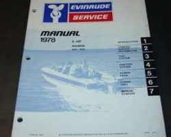 1978 Evinrude 6 HP Models Service Manual