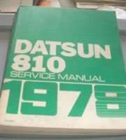 1978 Datsun 810 Service Manual