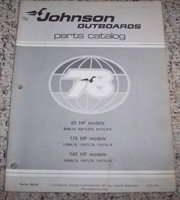 1978 Johnson Outboards 85, 115 & 140 HP Models Parts Catalog