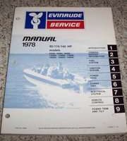 1978 Evinrude 85, 115 & 140 HP Models Service Manual