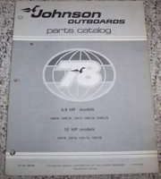 1978 Johnson Outboards 9.9 & 15 HP Models Parts Catalog
