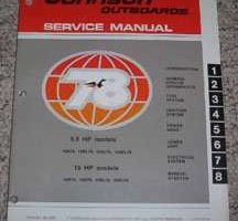1978 Johnson 9.9 & 15 HP Outboard Motor Service Manual