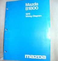 1978 Mazda B1800 B-Series Truck Wiring Diagram Manual