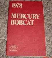 1978 Mercury Bobcat Owner's Manual