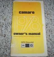 1978 Chevrolet Camaro Owner's Manual
