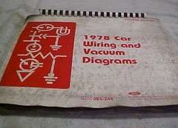 1978 Mercury Zephyr Large Format Electrical Wiring Diagrams Manual