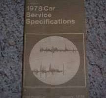 1978 Car Specifications