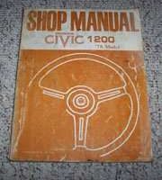 1978 Honda Civic 1200 Service Manual