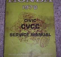 1978 Honda Civic CVCC Service Manual