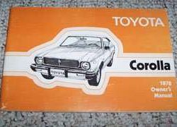1978 Toyota Corolla Owner's Manual
