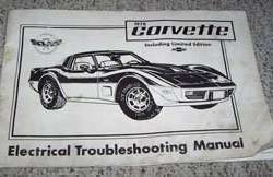 1978 Chevrolet Corvette Electrical Troubleshooting Manual