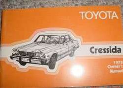 1978 Toyota Cressida Owner's Manual