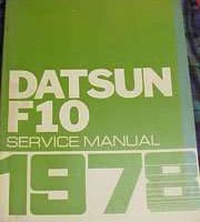 1978 Datsun F10 Service Manual