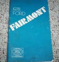 1978 Ford Fairmont Owner's Manual