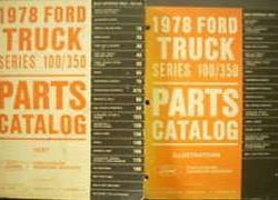 1978 Ford Light Truck Parts Text Illustrations