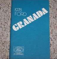 1978 Ford Granada Owner's Manual