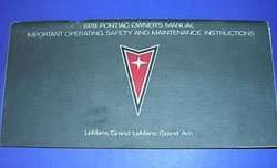 1978 Pontiac Grand Am & LeMans Owner's Manual