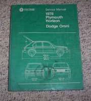 1978 Plymouth Horizon Service Manual