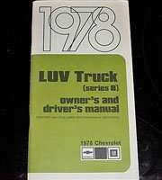 1978 Chevrolet LUV Series 8 Owner's Manual