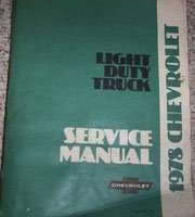 1978 Chevrolet Silverado Light Duty Truck Service Manual